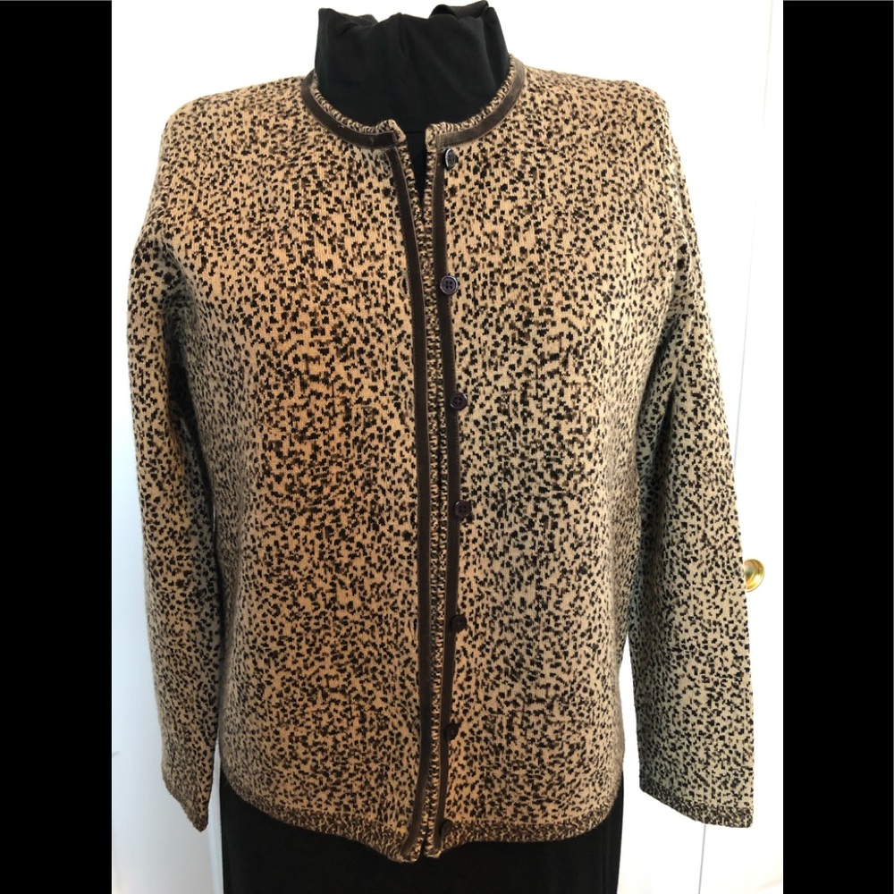 Misses knitted wool sweater Orvis sz M